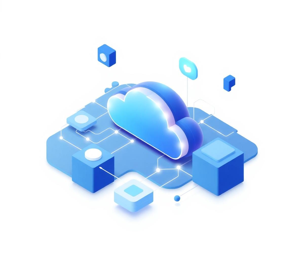Sky Software Solution cloud platform illustration